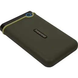 Зовнішній жорсткий диск Transcend StoreJet 25M3 1TB [TS1TSJ25M3G] Military Green [42306] - мініатюра 3