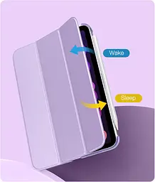 Чохол-книжка BeCover Tri Fold Hard для Apple iPad Mini 7 2024 8.3" Purple (712455) - мініатюра 5