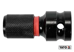 Перехідник ударний з 1/2 на HEX-1/4 YATO L=50 мм (YT-04691) - мініатюра 3