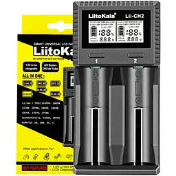 Зарядний пристрій LiitoKala Lii-CH2, 18650, 26650, 21700, АА, ААА Li-ion (1.5V), LiFePO4, NiMH акум - мініатюра 6