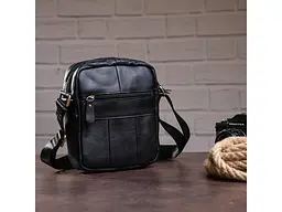 Чоловіча шкіряна сумка Vintage 18х21х5,5 см sum0012307 - мініатюра 4
