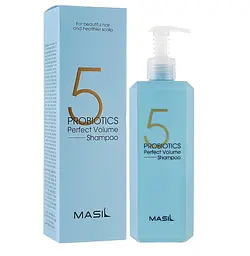 Шампунь з пробіотиками для ідеального об'єму волосся 5 Probiotics Perfect Volume Shampoo Masil 500 мл