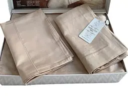 Постільна білизна Mirabella Beige Сатин Преміум Maison D'or pbe0050990 - мініатюра 2
