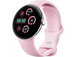 Смарт-годинник Google Pixel Watch 3 41 mm Wi-Fi Polished Silver Aluminum Case/Rose Quartz Active Band