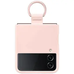 Оригінальний силіконовий чохол із кільцем Samsung для Galaxy Z Flip4 Silicone Cover with Ring Pink EF-PF721TPEGUA - мініатюра 6