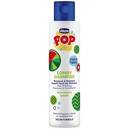 Шампунь-кондиціонер 2 в 1 Chicco Pop Watermelon Splash з екстрактом кавуна 250 мл від 6 років (12373.00)