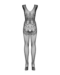 Бодістокінг Obsessive Bodystocking F234 абстрактний малюнок глибоке декольте S/M/L - мініатюра 6