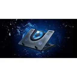 Підставка до ноутбука Trust GXT 1125 Quno (17.3") Blue LED Black (23581_TRUST) - мініатюра 6