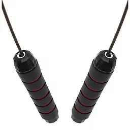 Скакалка швидкісна для кросфіту Cornix Speed Rope Classic XR-0150 Black/Red - мініатюра 3