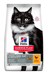 Сухий корм для зрілих котів Hill's Science Plan Mature Adult 7+ Sterilised, для стерилізованих котів, з куркою, 3 кг