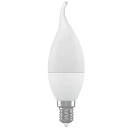Лампа світлодіодна свічка на вітрі ELM 6W E14 3000K (18-0201)