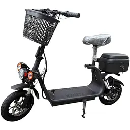 Електросамокат із сидінням 14" Giant U12 Max (800W, 48V, 15Ah) з кофром-багажником Чорний