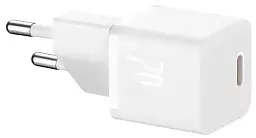 Мережевий зарядний пристрій Baseus GaN5 Fast Charger (Xiaomini) Type-C 20 W + Cable Type-C to Type-C P10110900213-01 White - мініатюра 5