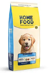 Гіпоалергенний корм для цуценят середніх та великих порід Home Food з фореллю та рисом 10кг