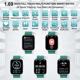 Смарт-годинник Jugeman Smartwatch Women Men 2024 Фітнес-трекер IP68 Водонепроникні - мініатюра 3