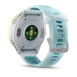 Смарт-годинник Garmin Forerunner 570 (47 мм), насичено-жовтий алюмінієвий безель з біло-бірюзовим ремінцем - мініатюра 3
