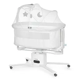 Приставная кровать с функцией качания "DREAM ME" 1223 White, до 9 кг