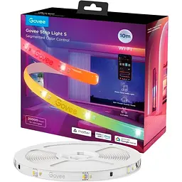 Світлодіодна стрічка Govee H612C Strip Light S with Protective Coating RGBICW 10м [H612CCD1] [136704]