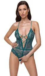 Боді Cottelli Collection Lingerie Ouvert L бірюзовий - мініатюра 2