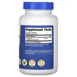 Рис червоний Red Yeast Rice 600 mg 120 капсул Nutricost vit0005007 - мініатюра 2