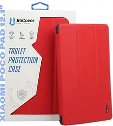 Чохол до планшета BeCover Smart Case Xiaomi Poco Pad 12.1" Red (711564)