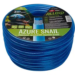 Шланг армований 3-х шаровий Alloid Building Tools Azure Snail 1/2" 20 м (WH-67650)