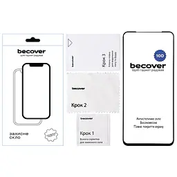 Скло захисне BeCover Nubia V70 10D Black (713555) - мініатюра 3