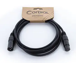Микрофонный кабель XLR Male — XLR Female 2.5м Cordial EM 2,5 FM - мініатюра 2