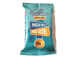 Вологі серветки SNOW WIPES 20шт Mega pack antibacterial 15+5шт