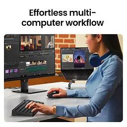 Маніпулятор миша бездротова UGREEN M751 Multi-mode Wireless Mouse Black (UGR-45792) - мініатюра 8