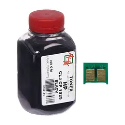 Тонер HP CLJ CP1025 40г Black +chip AHK (1500122)