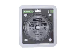 Диск пильний по дереву Apro 125 x 22.2 мм x 24T - мініатюра 2