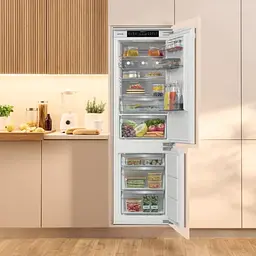 Холодильник Gorenje вбудований з нижн. мороз., 177x69x55см, 2 двері, 244 (68) л, А +, NF +, Зона св-ті, Диспл, Wi-Fi, Білі - мініатюра 8