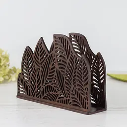 Дерев'яна серветниця VANZA LEAF stand S palisander - мініатюра 2