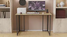 Комп'ютерний стіл Ferrum-decor Ханна 75x140x70 чорний ДСП Дуб Сонома Труфель 16мм (FRD-103523) - мініатюра 4