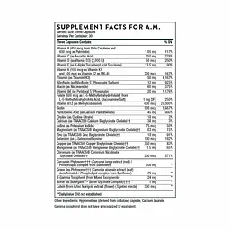 Мультивітаміни Thorne Multi-Vitamin Elite для прийому зранку та ввечері 2 флакони по 90 капсул - мініатюра 11