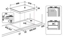 Газова варильна поверхня Whirlpool GMT 6422 OW (6676757) - мініатюра 4