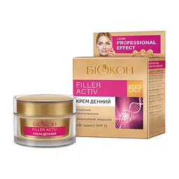 Крем для обличчя Біокон Professional Effect Filler Activ 55+ Денний 50 мл (4820160037342)