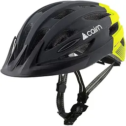 Велошолом Cairn Fusion LED USB Black/Yellow L (1012-0300550-103-59-62)