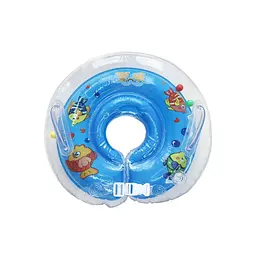 Надувний круг на шию для купання дітей "Рибка" Mega Zayka MGZ-0936(Blue)