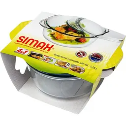 Каструля для запікання Simax з кришкою 1.75 л (6686/6696) - мініатюра 3
