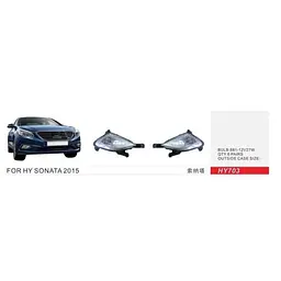 Протитуманні фари для Hyundai Sonata 2014-2017 12V 27W (HY-703-WOW) - мініатюра 2