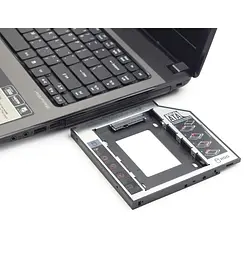 Зовнішня кишеня Gembird HDD 2,5" для ноутбука в отсек CD-ROM MF-95-02 (12.5 мм) (MF-95-02) - мініатюра 6