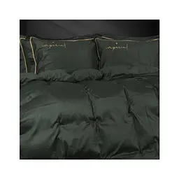 Постільна білизна MirSon Сатин Imperial Satin Emerald 143х210 полуторний (2200008576219) - мініатюра 3