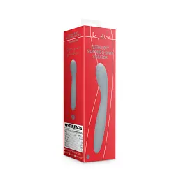 Вібратор Loveline Ultra Soft Silicone G-Spot 20 см (сірий) - мініатюра 17