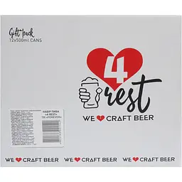 Набір пива Forever 4Rest 4.5-8% 6 л (12 шт. x 0.5 л) - мініатюра 5