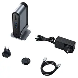 Адаптер Baseus Working Station Four-Screen Multifunctional Type-C Hub Adapter CAHub-HG0G - мініатюра 9