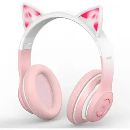 Навушники XO BE38 Cats Ear Pink - мініатюра 2