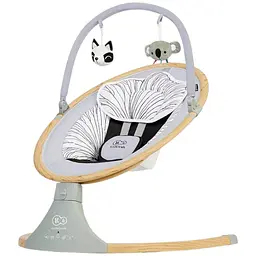Заколисуючий центр Kinderkraft LUMI Wooden Grey - мініатюра 11