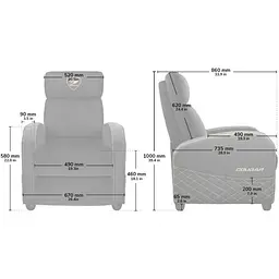 Геймерське крісло Cougar Ranger Elite Jet Grey [142097] - мініатюра 9